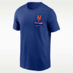 Playera Nike de la MLB para hombre New York Mets 2-Hit