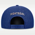 Gorra Nike de la MLB ajustable con estructura A-Frame para hombre Montreal Expos Cooperstown Rise