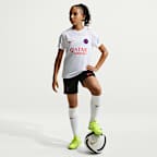 Haut de foot à manches courtes Nike Football Dri-FIT Paris Saint-Germain Strike pour ado