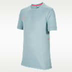 Playera de fútbol Dri-FIT para niños talla grande Nike Academy