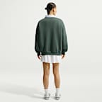 Camisola folgada de lã cardada de peso médio Nike Studio para mulher