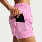 Nike One Women's Dri-FIT High-Waisted 3" 2-in-1 Shorts