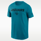 Jacksonville Jaguars Sideline Team Issue Men's Nike Dri-FIT NFL T-Shirt