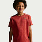 Playera de manga corta Nike Miler Dri-FIT para niños talla grande