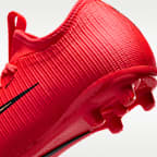 Nike Jr. Mercurial Vapor 17 Academy Big Kids' Hard-Ground Low-Top Soccer Cleats