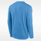 Tennessee Titans Alt Legend Small Logo Men's Nike Dri-FIT NFL Long-Sleeve T-Shirt
