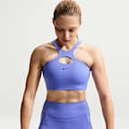 Bra deportivo de media sujeción con almohadillas para mujer Nike Universa