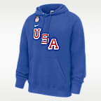 Sudadera con gorro sin cierre para hombre Charlie McAoy Nike USA Olympic Team 2026 "Gold Medal"