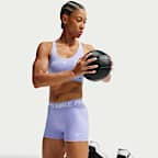 Nike Pro Mallas cortas de talle medio de 8 cm - Mujer