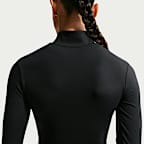 Nike One Fitted Dri-FIT-Midlayer mit Viertelreißverschluss für Damen