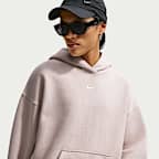 Nike Studio Fleece middelzware oversized dameshoodie