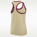 Camiseta de tirantes universitaria Nike con espalda deportiva para mujer Florida State Uni Name