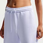 Pants de tiro medio y pierna amplia para mujer Nike Studio Fleece Medium Weight