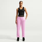 Nike Studio Fleece Sport Women's Dri-FIT Mid-Rise Pants