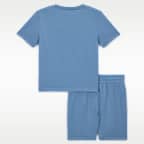 Conjunto de 2 piezas con shorts de tejido Knit para bebé Nike Club