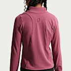 Nike Mavn Dri-FIT Fitted langermet overdel med glidelås til jente