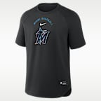 Miami Marlins Authentic Collection Batting Practice Pregame Men's Nike Dri-FIT MLB Top