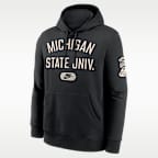 Michigan State Club Men's Nike College Pullover Hoodie