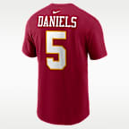 Playera Nike de la NFL para hombre Jayden Daniels Washington Commanders