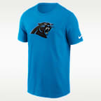 Playera Nike de la NFL para hombre Carolina Panthers Logo Essential