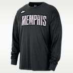 Memphis Grizzlies Hardwood Classic Essential Men's Nike NBA Long-Sleeve T-Shirt