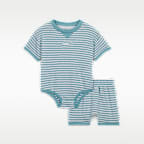 Nike ReadySet Baby Bodysuit and Shorts Set