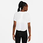 Top corto de manga corta y ajuste estándar para mujer Nike Dri-FIT One