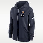 Chicago Bears Phoenix Rewind Women's Nike NFL Full-Zip Hoodie