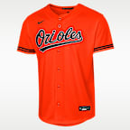 Baltimore Orioles Big Kids' Nike Baseline Replica Team Jersey