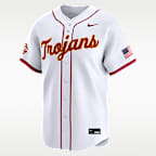 USC Wordmark Men's Nike College Limited Baseball Jersey