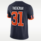 Jersey Nike de la NFL Game para hombre Dillon Thieneman Chicago Bears Rivalries Collection