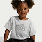 Nike Toddler Swoosh Sparkle Boxy T-Shirt