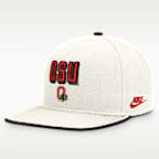 Ohio State Legacy Letter & Mascot Pro Men's Nike Dri-FIT College Adjustable Hat