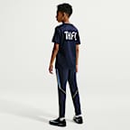 Maskinstrikkede Tottenham Hotspur Strike-Nike Dri-FIT-fodboldbukser til større børn