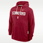Sudadera con gorro sin cierre universitaria Nike Dri-FIT para hombre Stanford Sideline