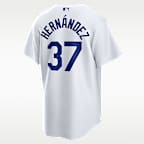 Teoscar Hernández Los Angeles Dodgers Men's Nike MLB Replica Jersey