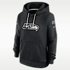 Sudadera con gorro sin cierre Nike Dri-FIT de la NFL para mujer Seattle Seahawks Salute to Service Sideline