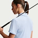 Polo de golf de manga corta Dri-FIT cropped para mujer Nike Victory