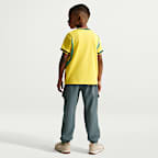 Jersey de fútbol Nike Dri-FIT Replica de Brasil local 2026 Stadium para niños talla pequeña