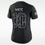 Drake Maye New England Patriots Salute to Service Women's Nike Dri-FIT NFL Limited Jersey