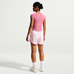 เสื้อวิ่งแขนสั้นผู้หญิง Dri-FIT Nike Tempo Swoosh