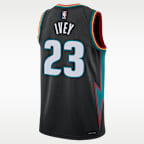 Jaden Ivey Detroit Pistons City Edition Men's Nike NBA Swingman Jersey