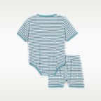 Nike ReadySet Baby Bodysuit and Shorts Set