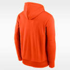 Sudadera con gorro sin cierre universitaria Nike Therma para hombre Clemson Team Stacked