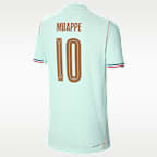 Jersey de fútbol Nike Dri-FIT ADV de la selección nacional de Francia visitante 2026 Match Kylian Mbappé para niños talla grande
