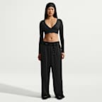 NikeSKIMS Matte Longsleeve-Wickeloberteil (Damen)