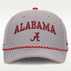 Gorra universitaria Nike ajustable para hombre Alabama Rise Rope