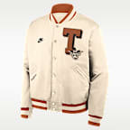 Texas Legacy Men's Nike College Full-Snap Bomber Jacket