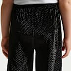 Nike Little Kids' Swoosh Sparkle 2-Piece Velvet Pants Set