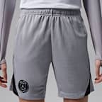 Paris Saint-Germain Strike Night Edition Big Kids' Jordan Dri-FIT Soccer Knit Shorts